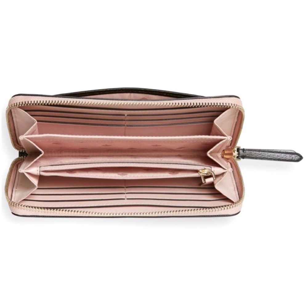 KATE SPADE Jeanne Wallet Continental Blush Black - Picture 7 of 9